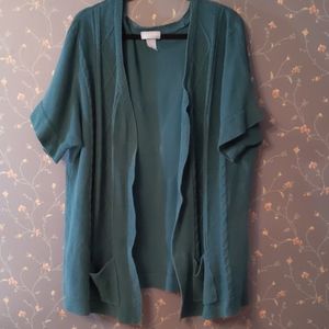 Catherines 3x 26 28 Short sleeved Cardigan pockets